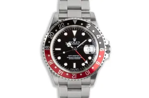 2000 Rolex GMT Master II 16710  "Coke" with Caseback Sticker