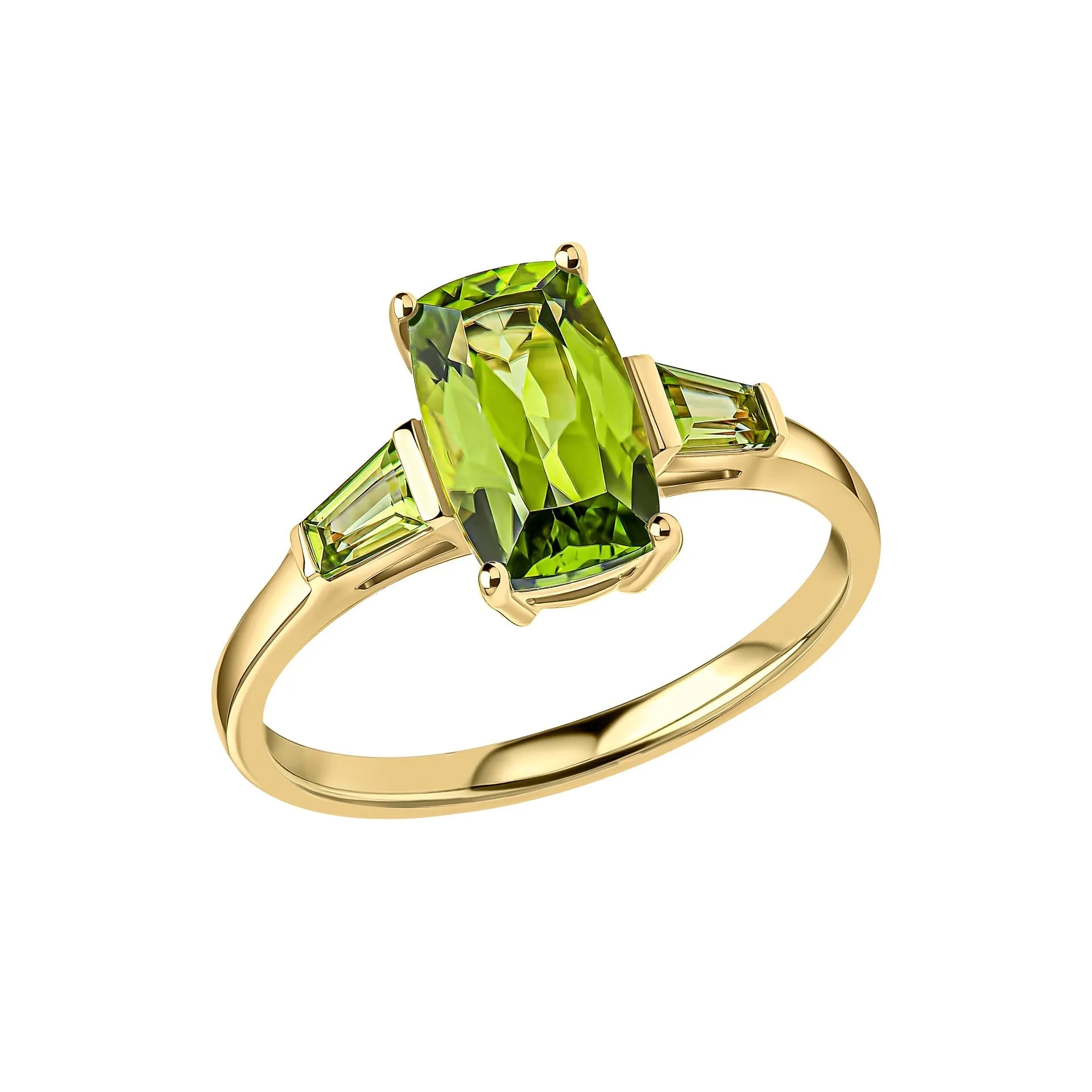 9ct Gold Peridot Ring GR637G