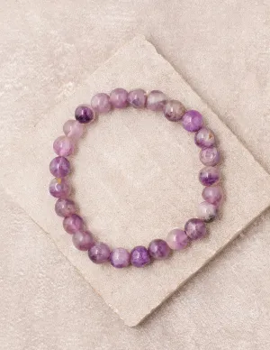 Amethyst Bead Bracelet