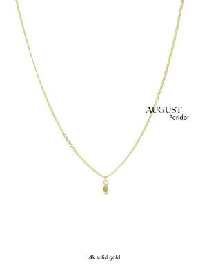 Birthstone August - Peridot | 14K Solid Gold