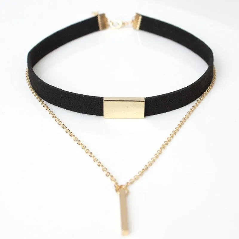 Black Velvet Choker Necklace