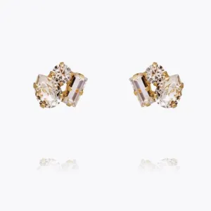 Caroline Svedbom Isa Earrings Gold Crystal