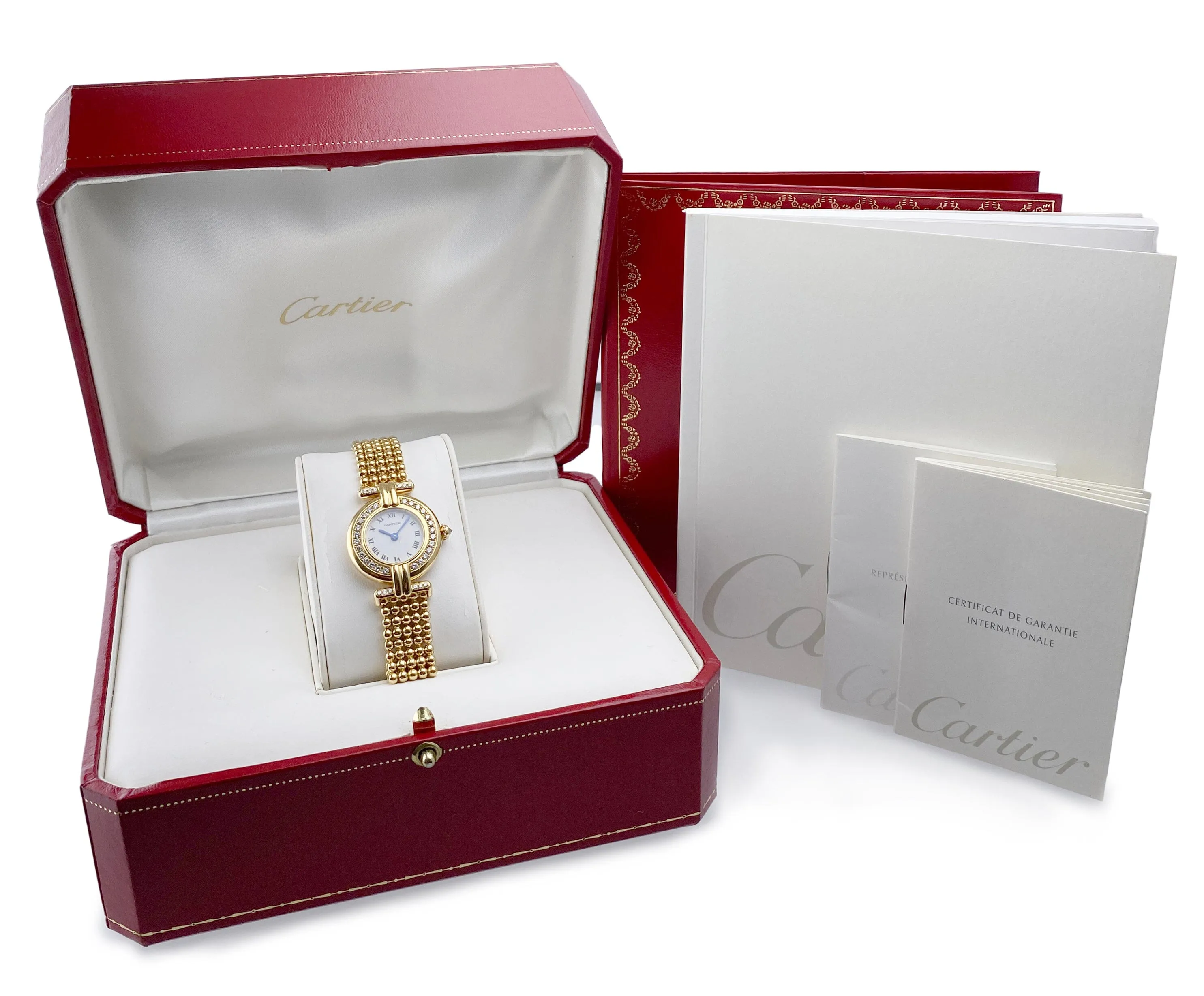 Cartier COLISÉE WB1017A8 Diamond Ladies Watch Box Papers