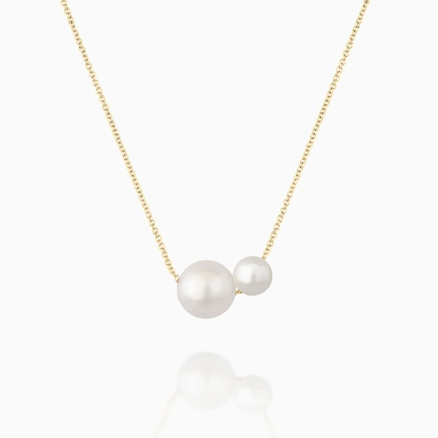 Duo Pearls Necklace