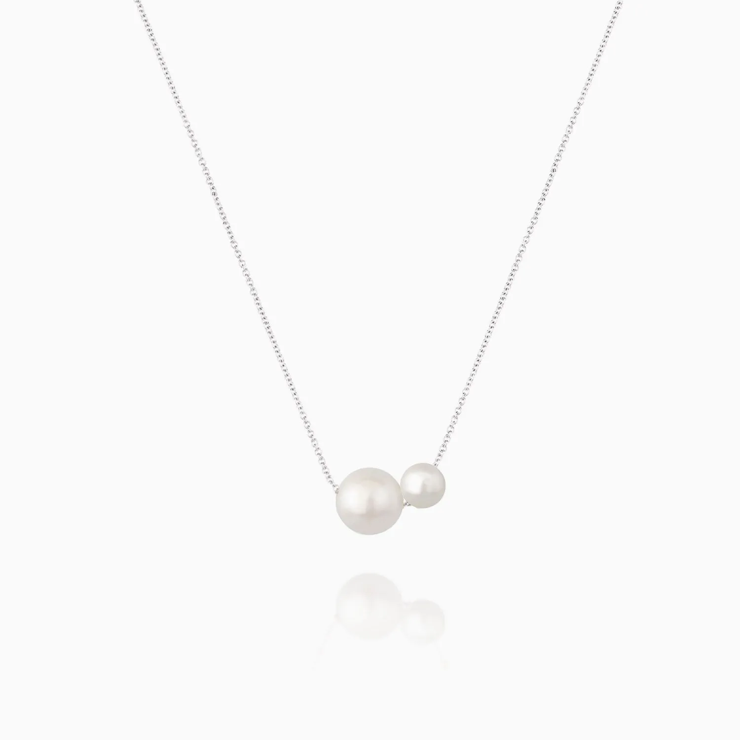 Duo Pearls Necklace