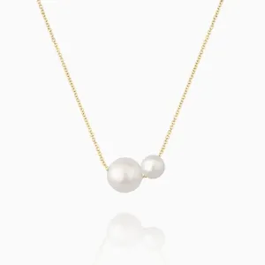 Duo Pearls Necklace