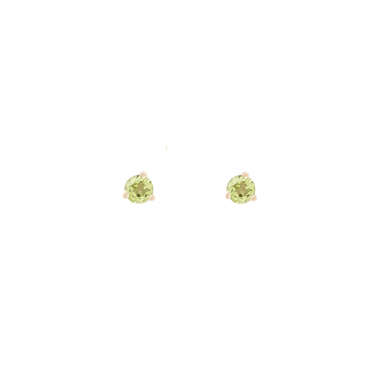 Element Studs | Gold & Peridot