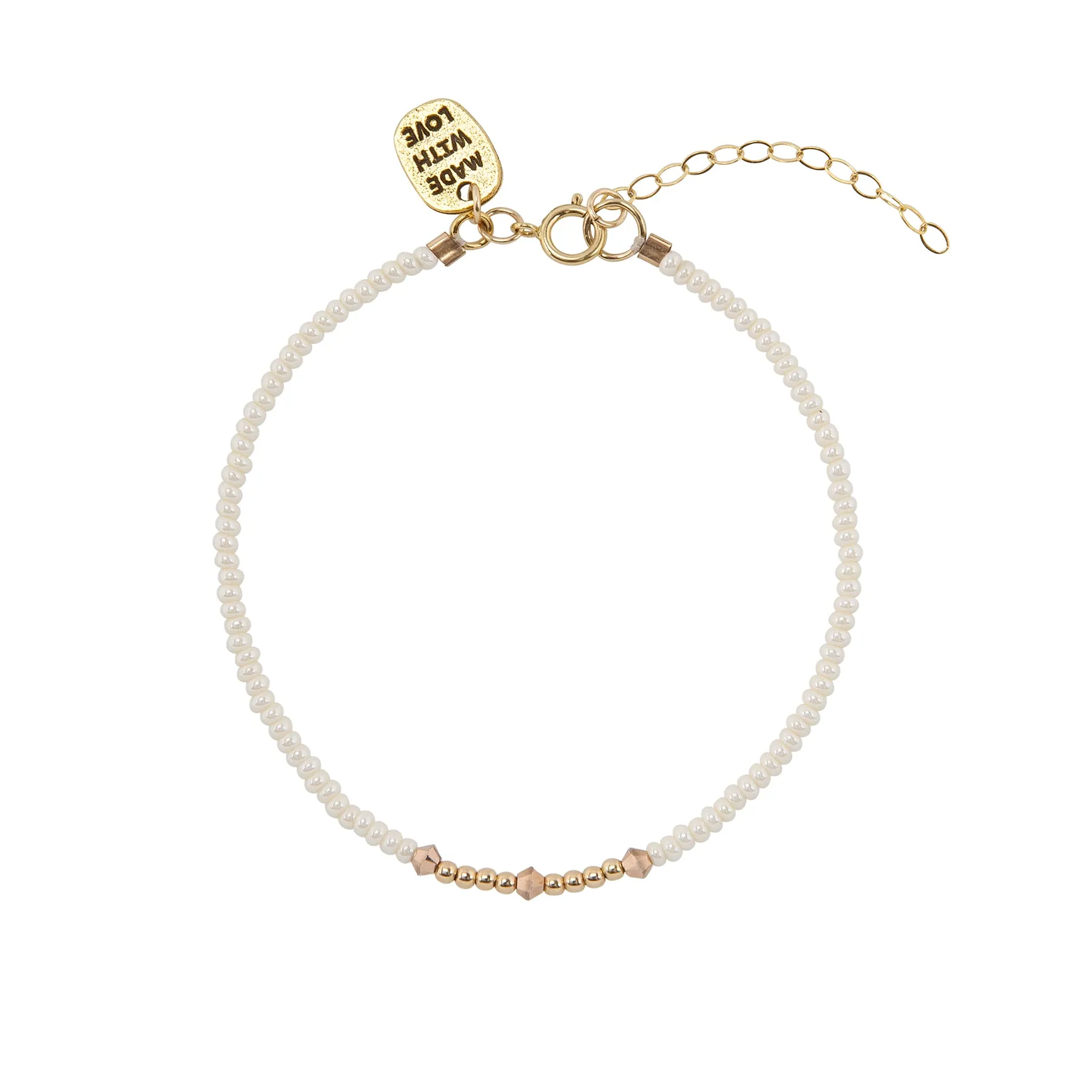 Endito Crystal Bracelet - PEARL