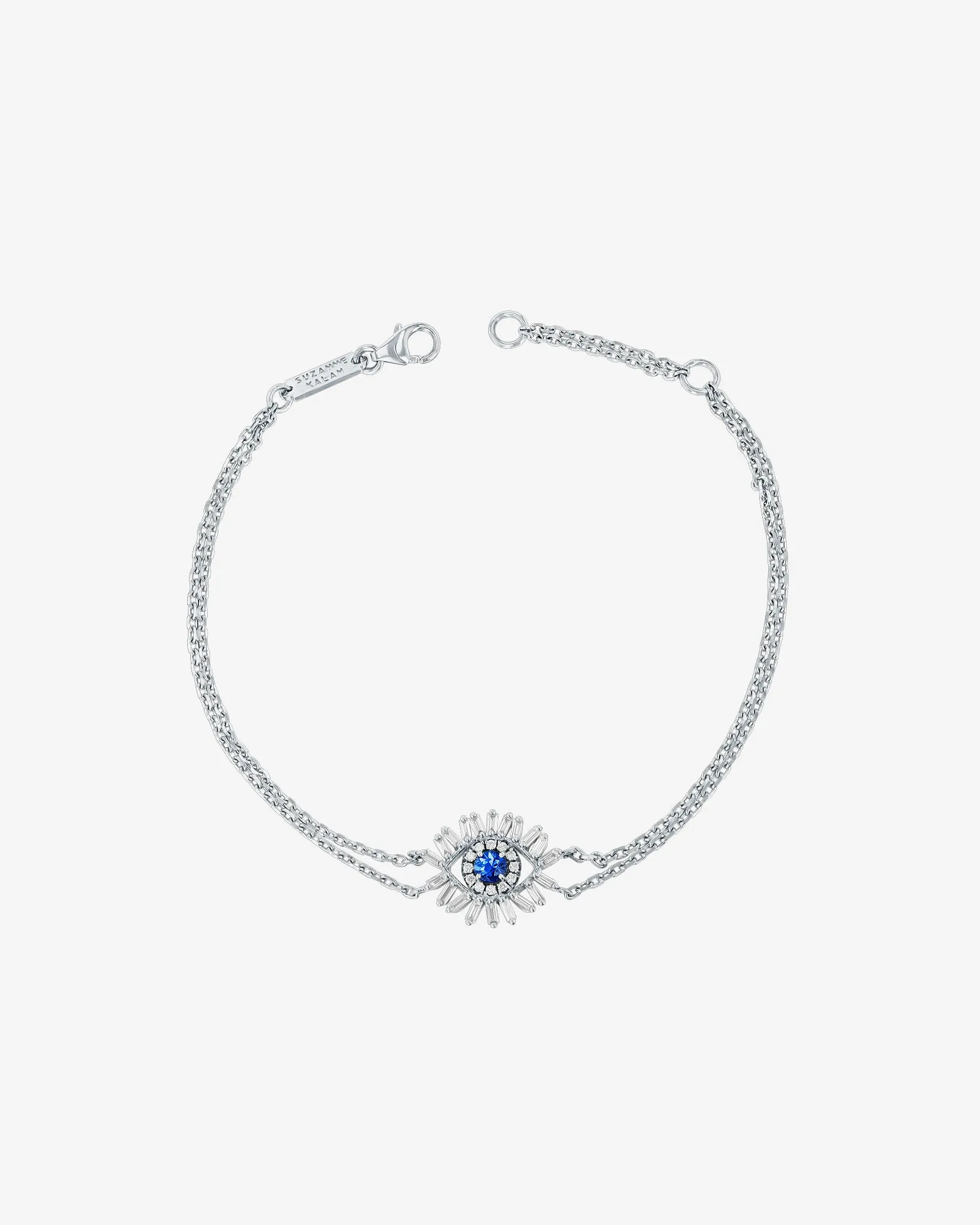 Evil Eye Mini Dark Blue Sapphire Bracelet