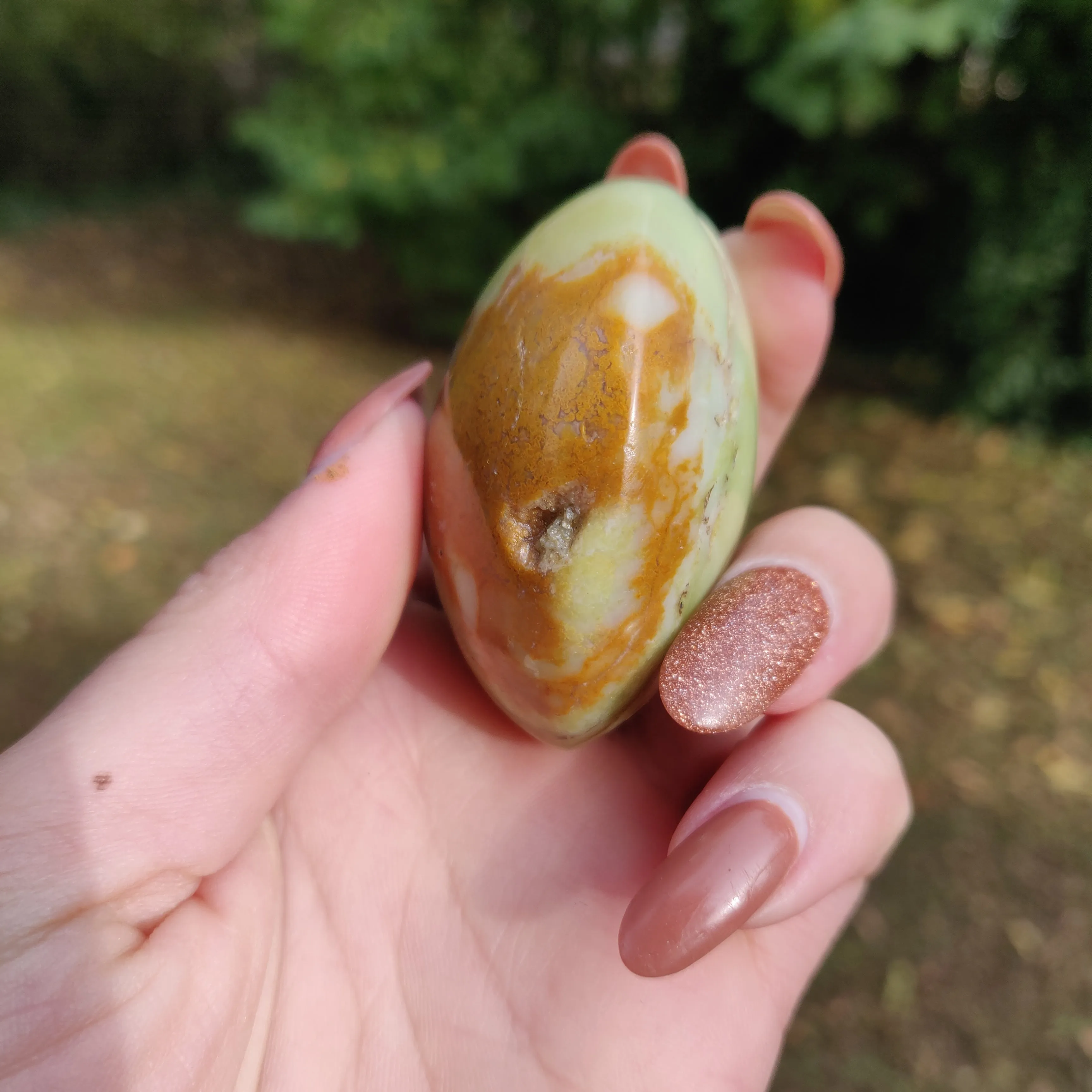 Green Opal Palm Stone (#12)