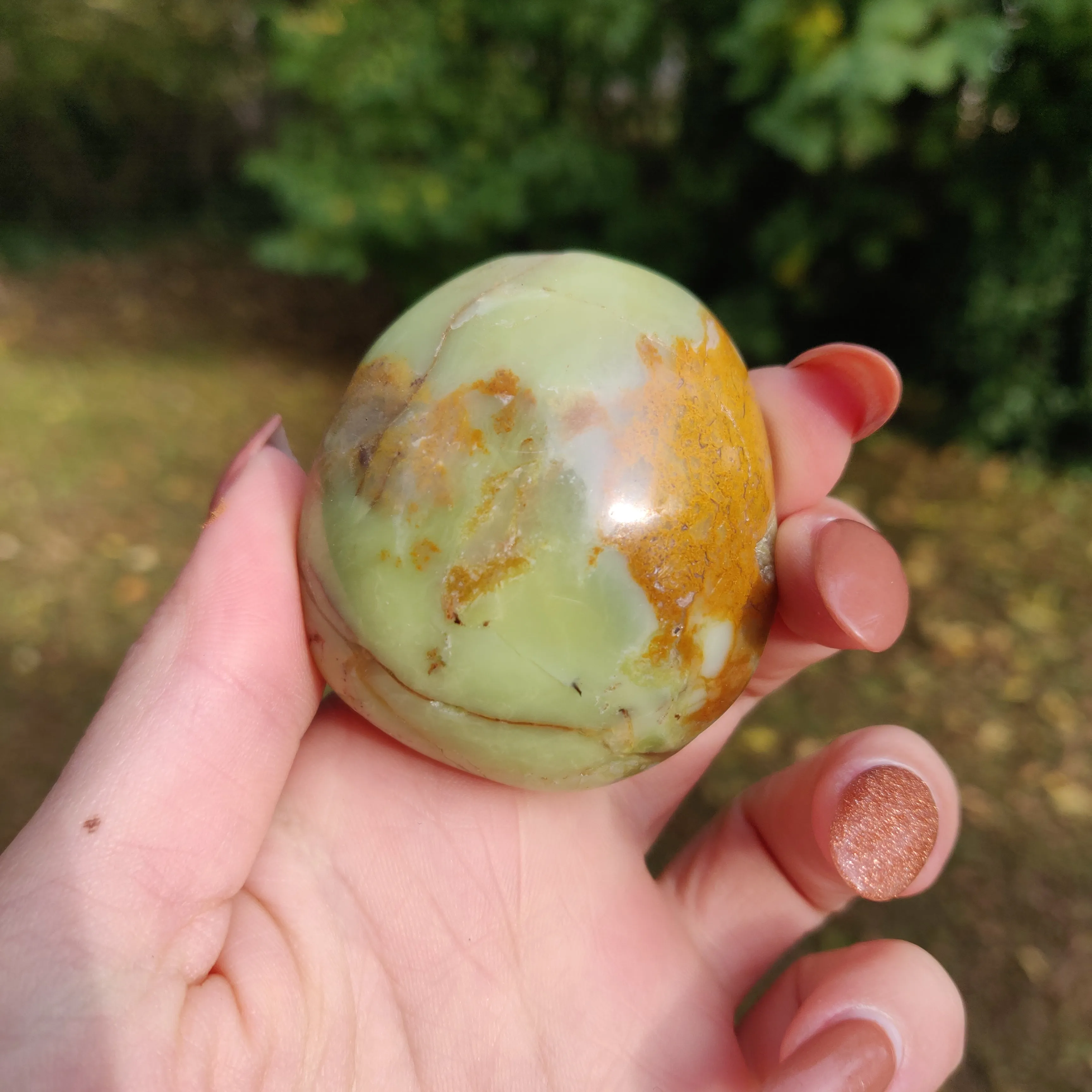 Green Opal Palm Stone (#12)