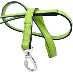 Imperial Collection Dog Leash Lime Green/Peridot/Nickel