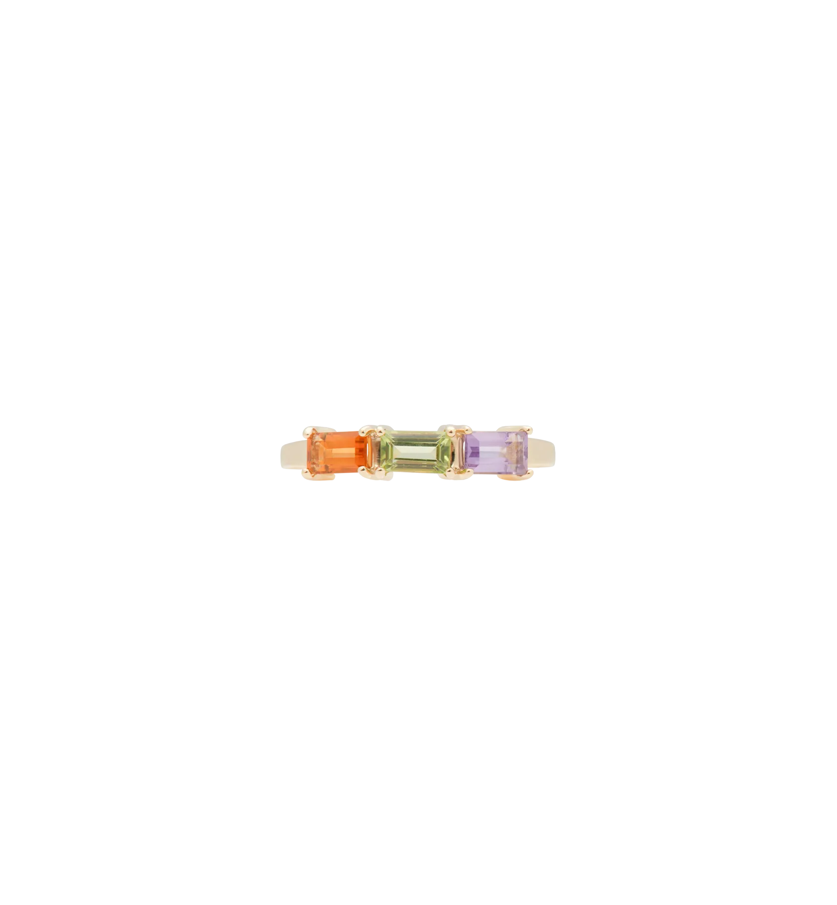 Kaleidoscope Trio Ring 14K