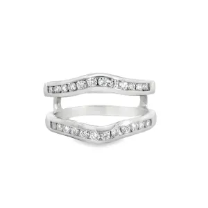 Kirkland Jewelry Estate | 14K White Gold Diamond Ring Guard