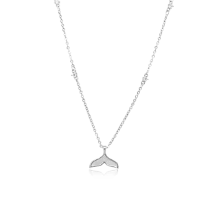 Mermaid Tail Cubic Zirconia Necklace