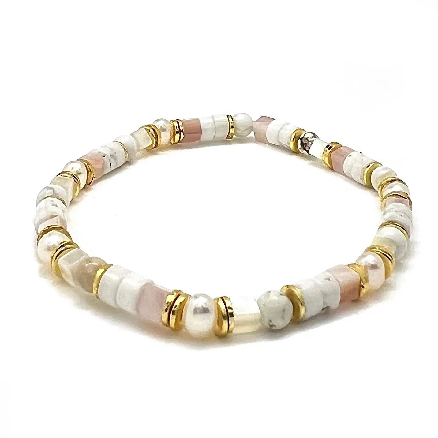 MULTI STONE STRETCH BRACELET