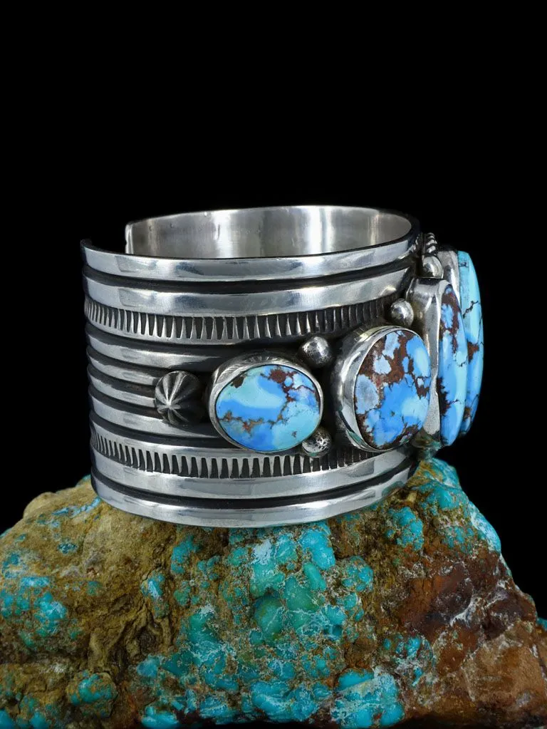 Native American Jewelry Natural Golden Hill Turquoise Cuff Bracelet