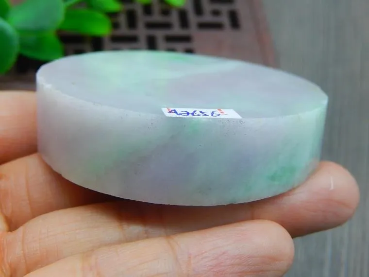 Natural Jade Rough Jadeite Raw (113g, 55X55X14.6mm)