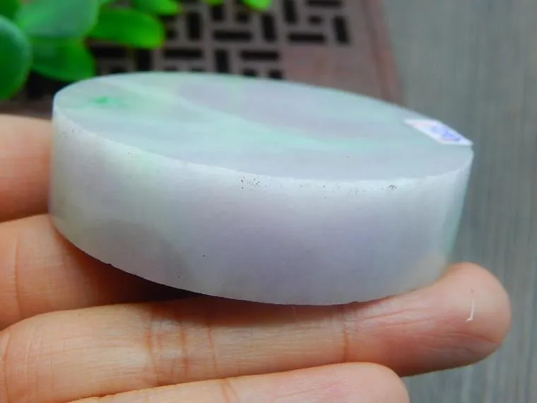 Natural Jade Rough Jadeite Raw (113g, 55X55X14.6mm)