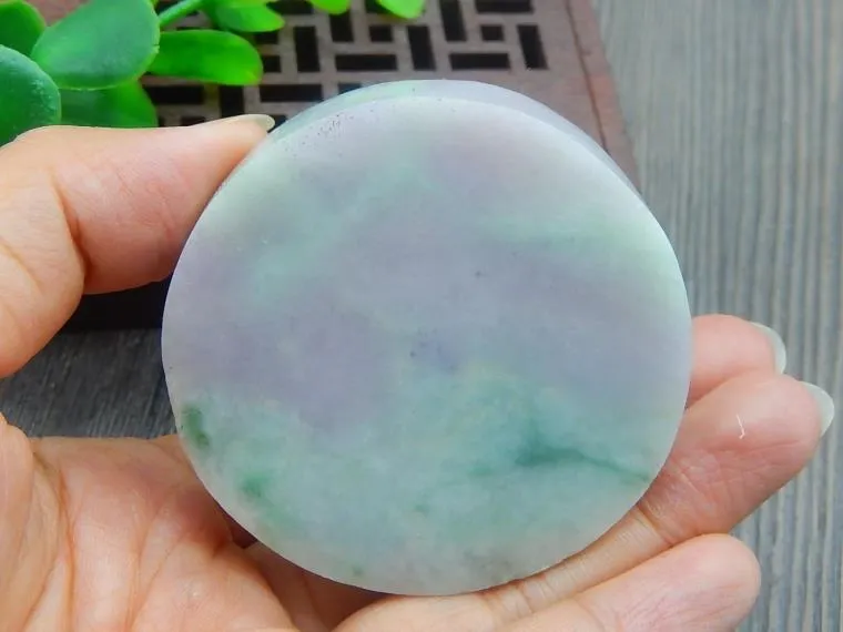 Natural Jade Rough Jadeite Raw (113g, 55X55X14.6mm)