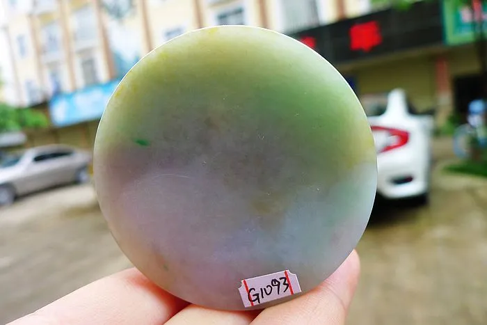 Natural Jade Rough Jadeite Raw (122g,5.6X5.6X1.4cm)