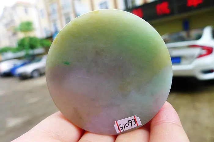 Natural Jade Rough Jadeite Raw (122g,5.6X5.6X1.4cm)