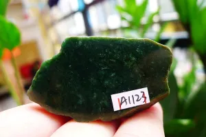 Natural Jade Rough Jadeite Raw (40g,7.8X3X1.6cm)