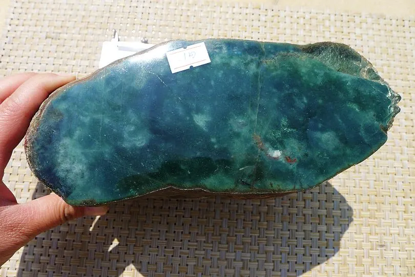 Natural Jade Rough Jadeite Raw (5.45kg,21X13X9cm)