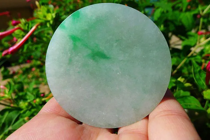 Natural Jade Rough Jadeite Raw (58g,5.3X0.75cm)