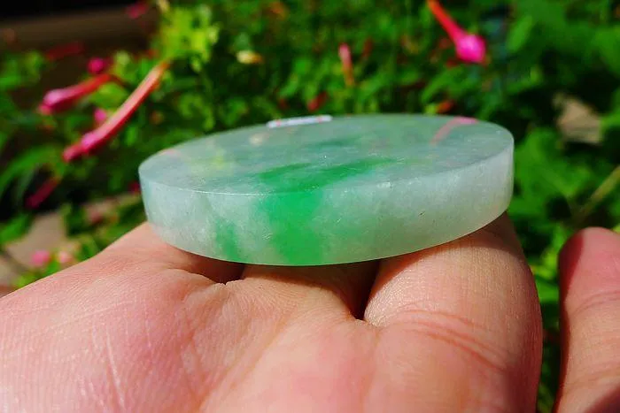 Natural Jade Rough Jadeite Raw (58g,5.3X0.75cm)