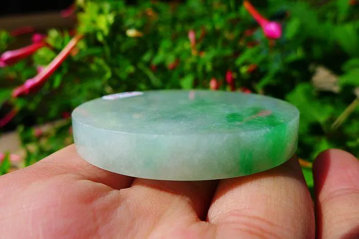 Natural Jade Rough Jadeite Raw (58g,5.3X0.75cm)