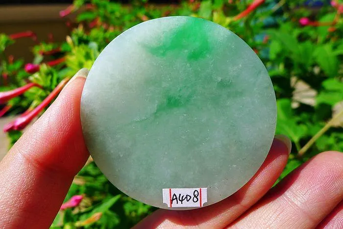 Natural Jade Rough Jadeite Raw (58g,5.3X0.75cm)