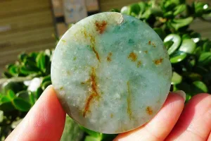 Natural Jade Rough Jadeite Raw (63g,5.2X0.9cm)