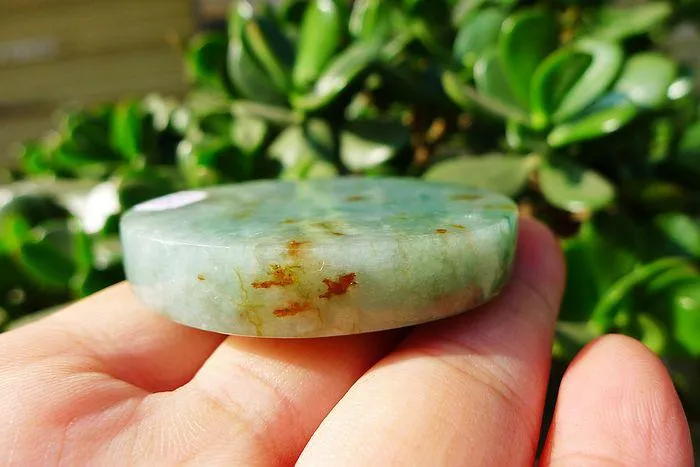 Natural Jade Rough Jadeite Raw (63g,5.2X0.9cm)