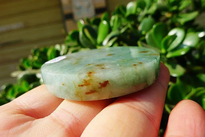 Natural Jade Rough Jadeite Raw (63g,5.2X0.9cm)