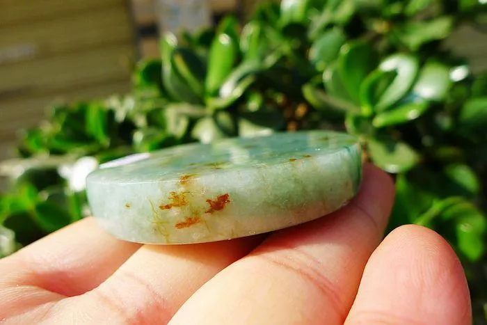 Natural Jade Rough Jadeite Raw (63g,5.2X0.9cm)