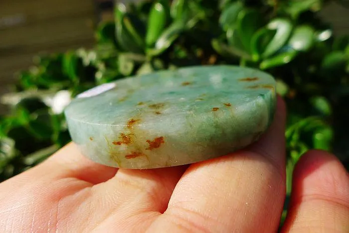 Natural Jade Rough Jadeite Raw (63g,5.2X0.9cm)