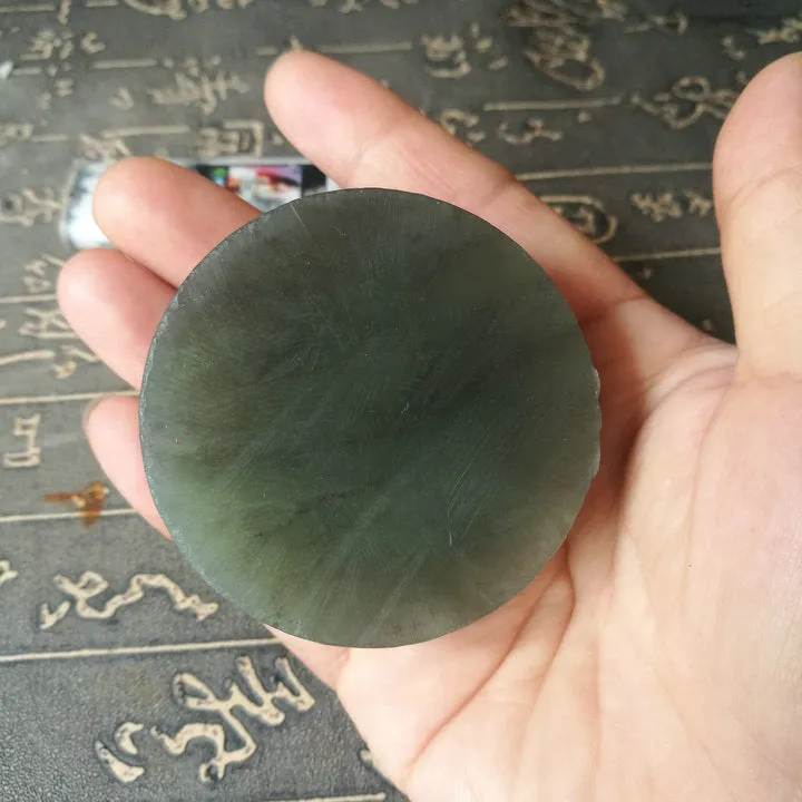 Natural Kunlun Jade Rough Nephrite Raw (158g, 5.5X2.2cm)