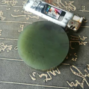 Natural Kunlun Jade Rough Nephrite Raw (158g, 5.5X2.2cm)