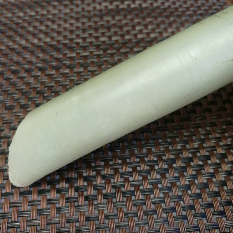 Natural Kunlun Jade Rough Nephrite Raw (174g,11.8X2.6cm)