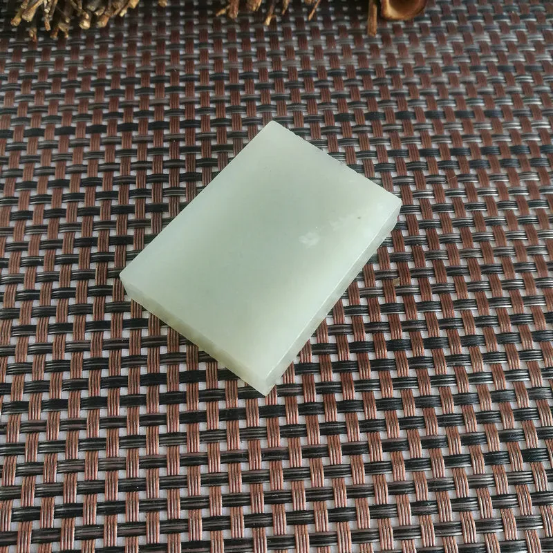 Natural Kunlun Jade Rough Nephrite Raw (60g,5.3X3.8X1cm)