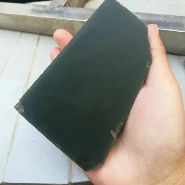 Natural Kunlun Jade Rough Nephrite Raw (639g, 9.5X6.5X4.5cm)