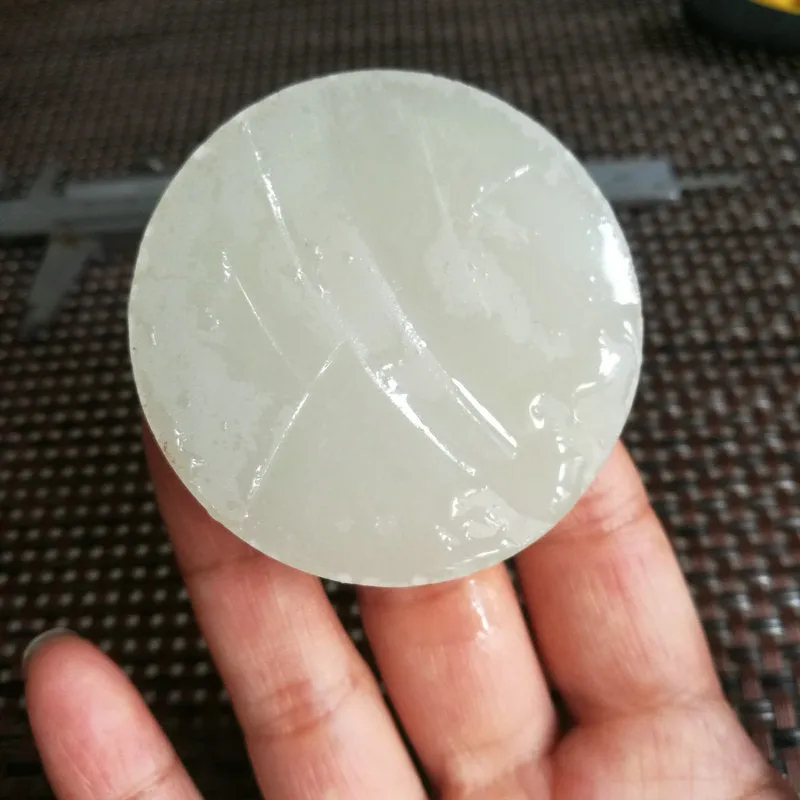 Natural Kunlun Jade Rough Nephrite Raw (82g, 5.5X1.2cm)