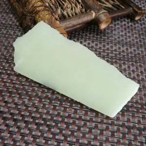 Natural Kunlun Jade Rough Nephrite Raw (89g,9X4.5X0.9cm)