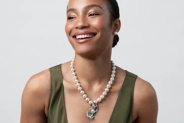 Oyster Cream Pearl Necklace