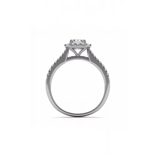 S Kashi & Sons Halo Engagement Ring EN7597-7X5MWG