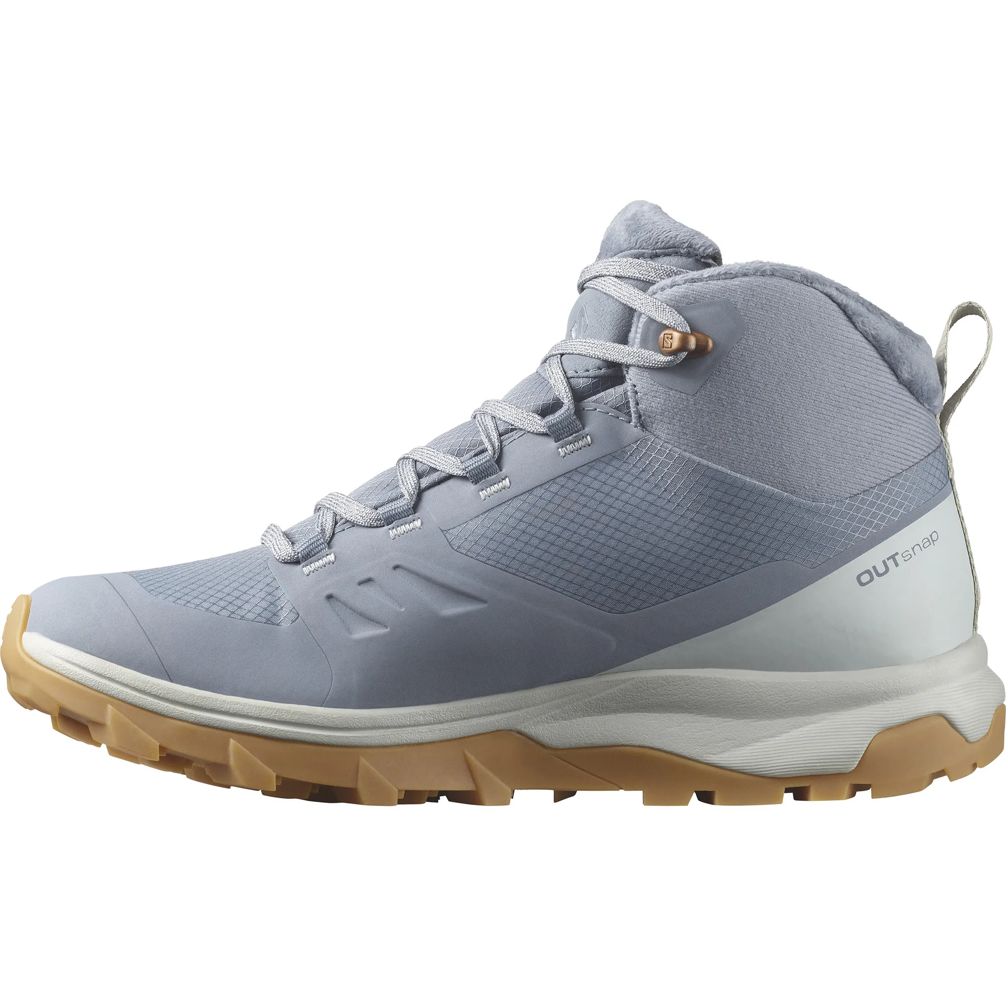 Salomon Women&#x27;s Outsnap Climasalomon Waterproof Flint Stone/Pearl Blue/Gum3 | Buy Salomon Women&#x27;s Outsnap Climasalomon Waterproof Flint Stone/Pearl Blue/Gum3 here | Outnorth