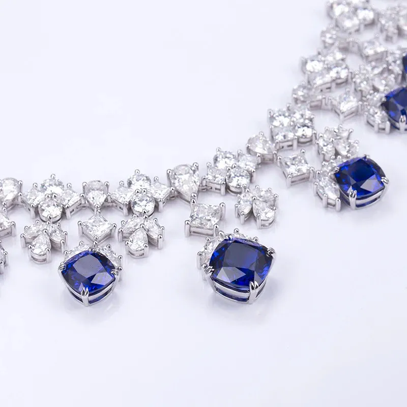 Sapphire Symphony Jewelry Set