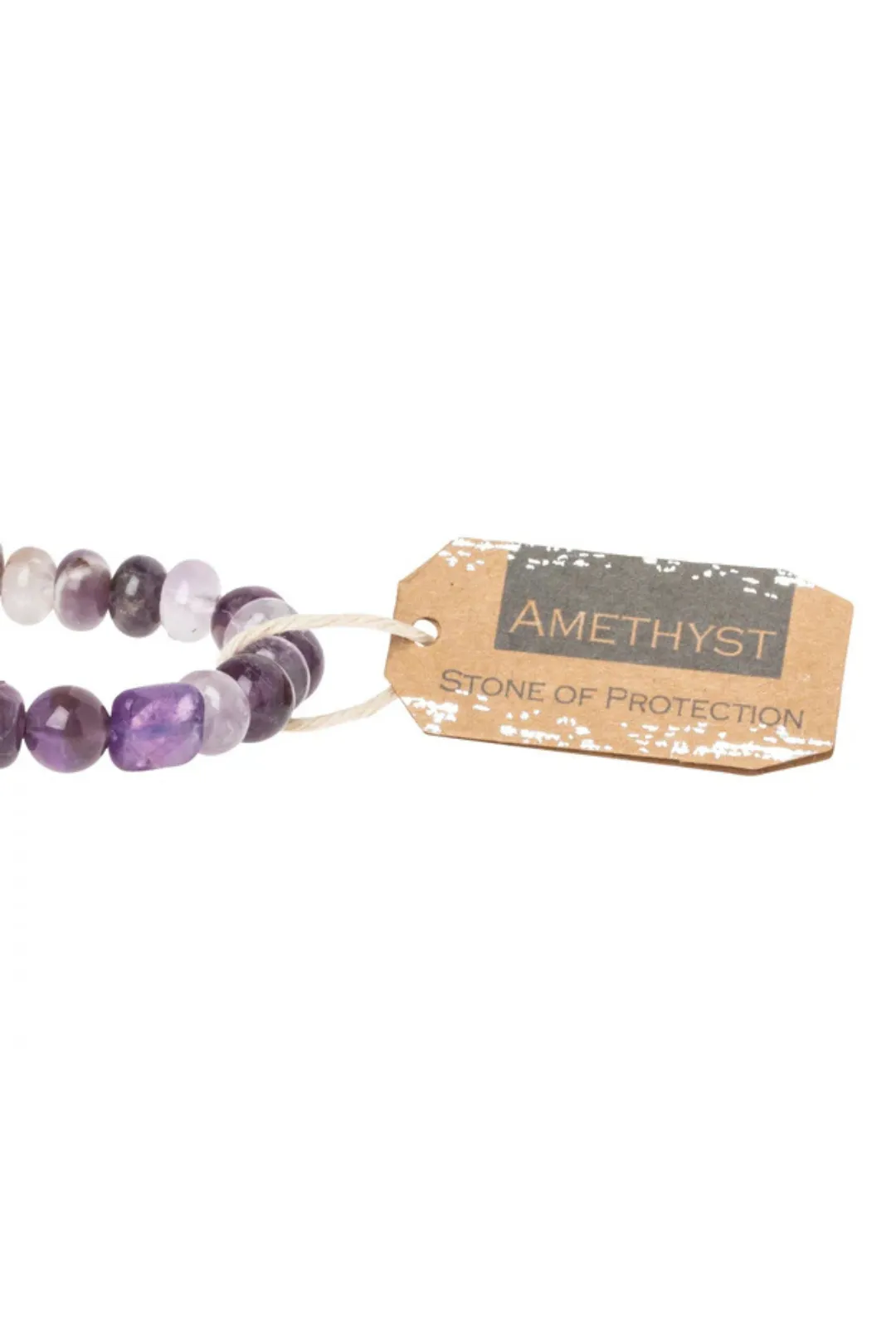 Stacking Stone Bracelet - Amethyst