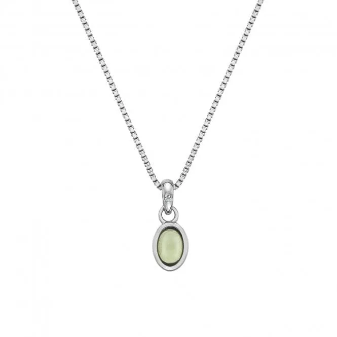 Sterling Silver Peridot Pendant DP761